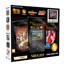 NEOGEO Super Pocket Starter Bundle mit 3 Evercade Cartridges [neu]