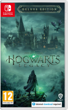 Hogwarts Legacy Deluxe Edition (deutsch) (AT PEGI) (Nintendo Switch) inkl. Onyx Hippogreif DLC / Dunklen Künste DLC / Tehstral Reittier / usw.